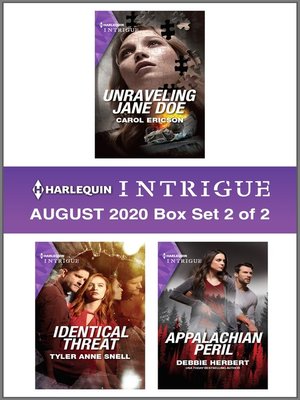 cover image of Harlequin Intrigue August 2020--Box Set 2 of 2